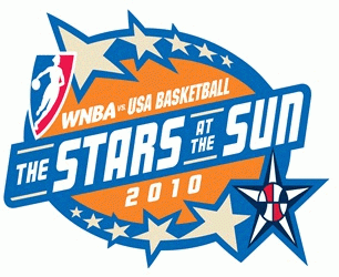WNBA All-Star Game 2010 Primary Logo iron on transfers for clothing